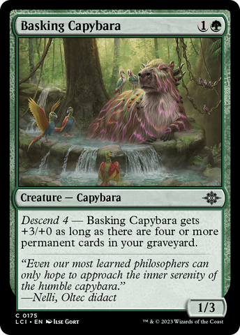Basking Capybara [The Lost Caverns of Ixalan] - The Mythic Store | 24h Order Processing