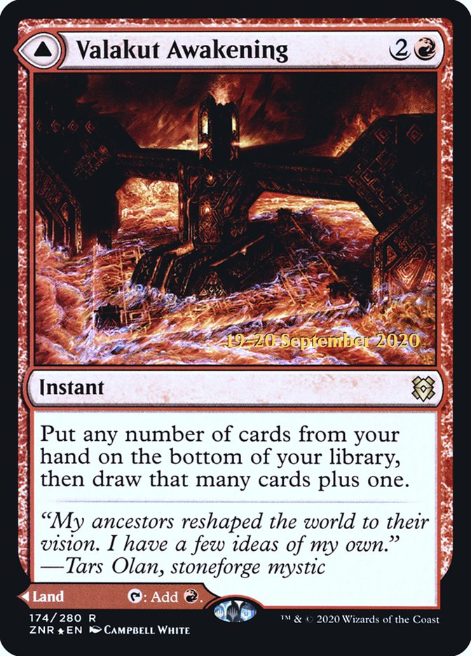 Valakut Awakening // Valakut Stoneforge [Zendikar Rising Prerelease Promos] - The Mythic Store | 24h Order Processing