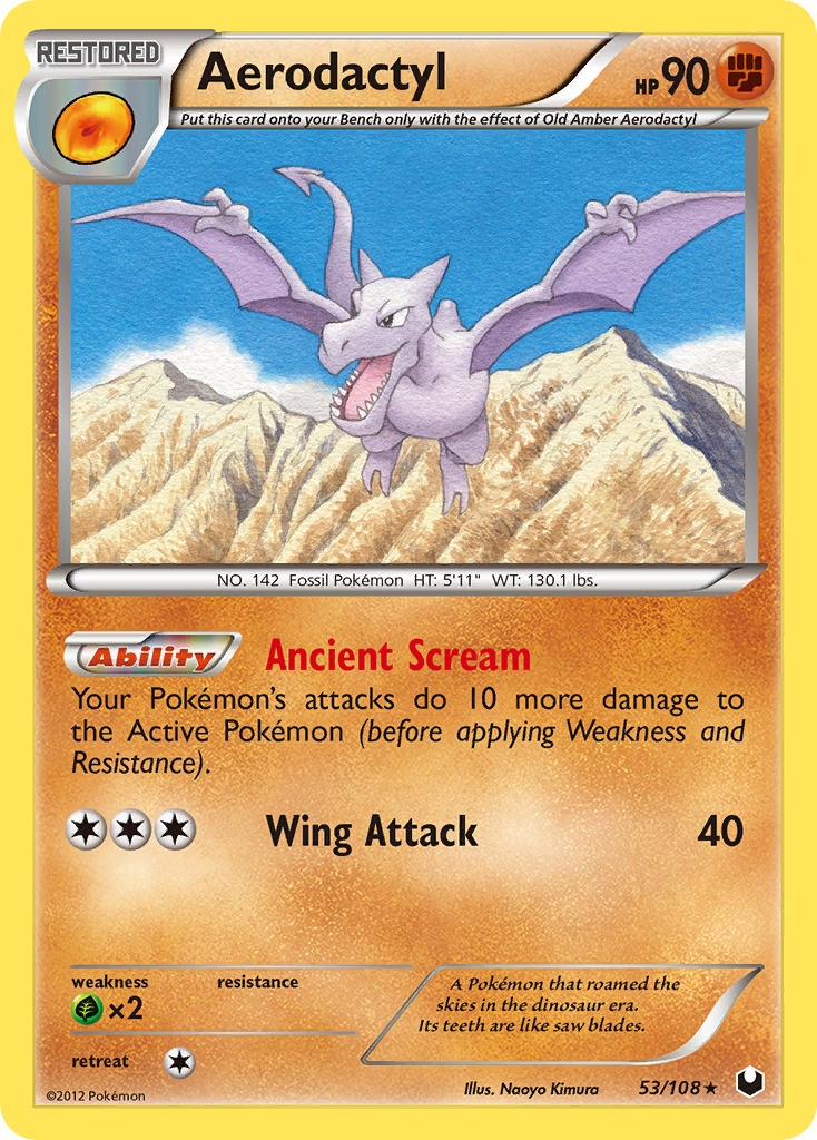 Aerodactyl (53/108) [Black & White: Dark Explorers] - The Mythic Store | 24h Order Processing