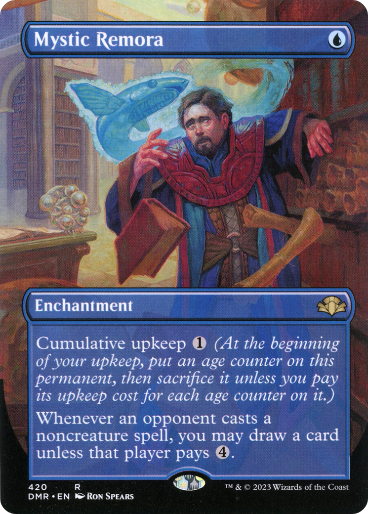 Mystic Remora (Borderless Alternate Art) [Dominaria Remastered] - The Mythic Store | 24h Order Processing