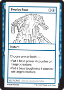 Two by Four [Mystery Booster 2 Playtest Cards] - The Mythic Store | 24h Order Processing