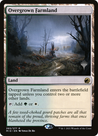 Overgrown Farmland (Promo Pack) [Innistrad: Midnight Hunt Promos] - The Mythic Store | 24h Order Processing