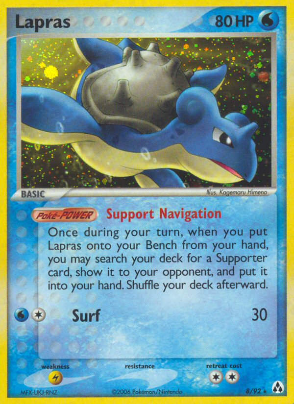 Lapras (8/92) [EX: Legend Maker] - The Mythic Store | 24h Order Processing