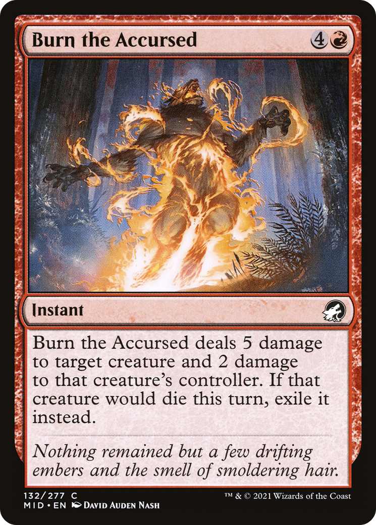Burn the Accursed [Innistrad: Midnight Hunt] - The Mythic Store | 24h Order Processing