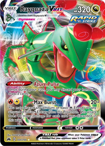 Rayquaza VMAX (101/159) (101) [Sword & Shield: Crown Zenith] - The Mythic Store | 24h Order Processing