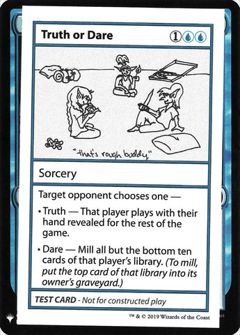 Truth or Dare [Mystery Booster Playtest Cards] - The Mythic Store | 24h Order Processing