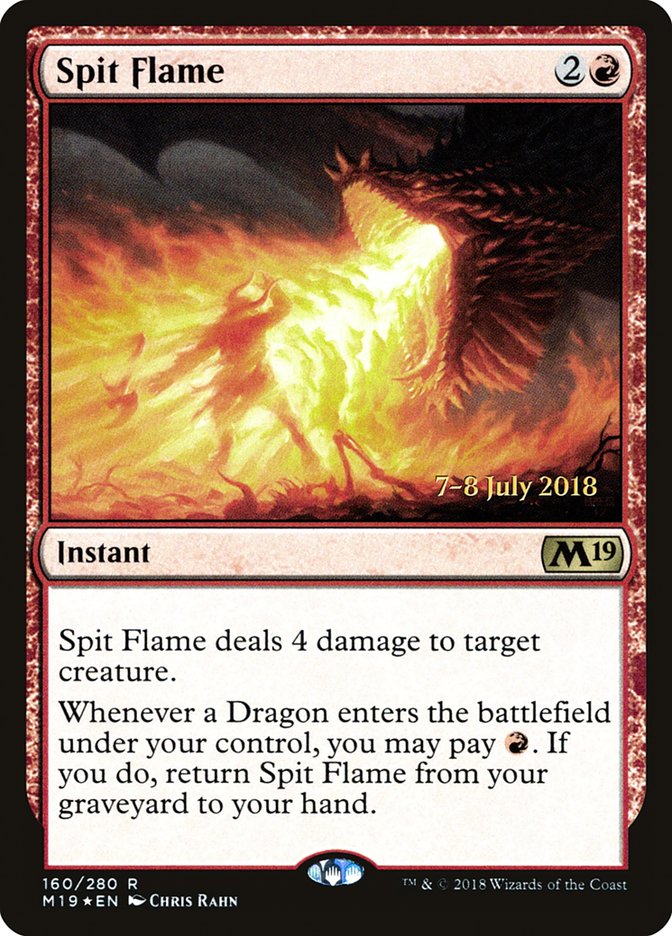 Spit Flame [Core Set 2019 Prerelease Promos] - The Mythic Store | 24h Order Processing