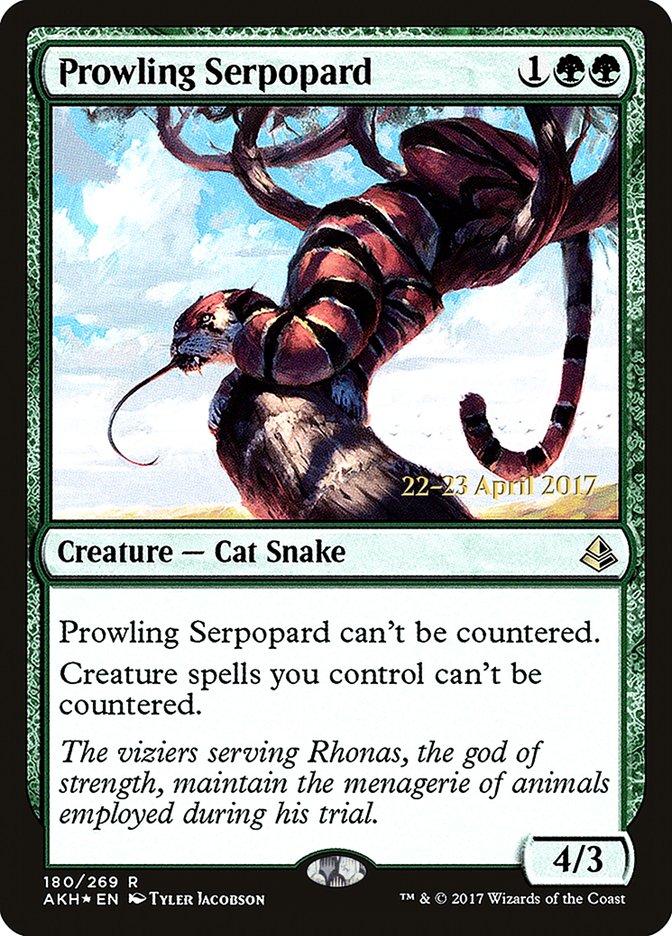 Prowling Serpopard [Amonkhet Prerelease Promos] - The Mythic Store | 24h Order Processing