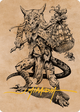 Taunting Kobold Art Card (Gold-Stamped Signature) [Commander Legends: Battle for Baldur's Gate Art Series] - The Mythic Store | 24h Order Processing