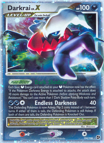 Darkrai LV.X (104/106) [Diamond & Pearl: Great Encounters] - The Mythic Store | 24h Order Processing