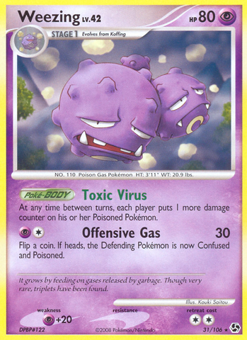 Weezing (31/106) [Diamond & Pearl: Great Encounters] - The Mythic Store | 24h Order Processing