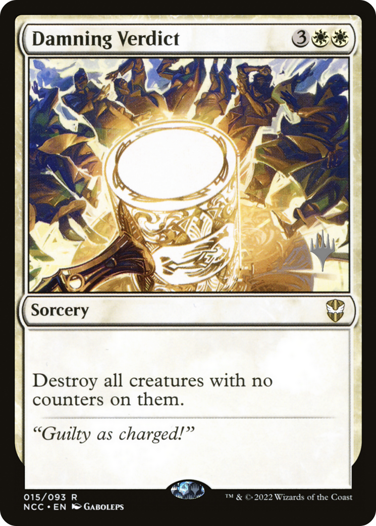Damning Verdict (Promo Pack) [Streets of New Capenna Commander Promos] - The Mythic Store | 24h Order Processing