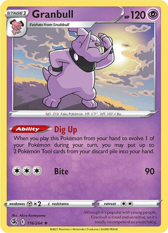Granbull (116/264) [Sword & Shield: Fusion Strike] - The Mythic Store | 24h Order Processing