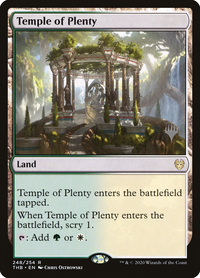 Temple of Plenty (Promo Pack) [Theros Beyond Death Promos] - The Mythic Store | 24h Order Processing