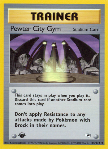 Pewter City Gym (115/132) [Gym Heroes 1st Edition] - The Mythic Store | 24h Order Processing