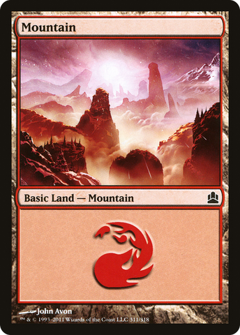 Mountain (311) [Commander 2011] - The Mythic Store | 24h Order Processing