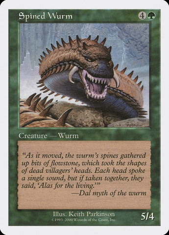 Spined Wurm [Media Promos] - The Mythic Store | 24h Order Processing