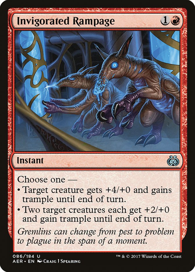 Invigorated Rampage [Aether Revolt] - The Mythic Store | 24h Order Processing