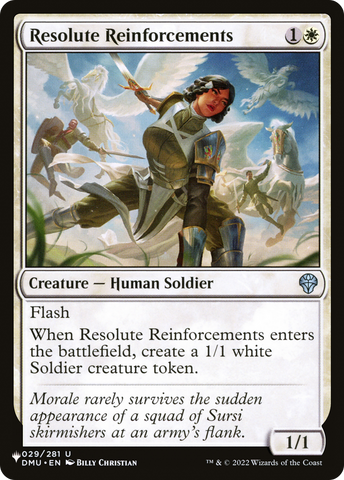 Resolute Reinforcements [The List] - The Mythic Store | 24h Order Processing