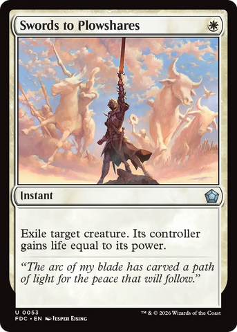 Swords to Plowshares [Foundations Commander] - The Mythic Store | 24h Order Processing