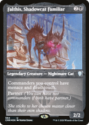 Falthis, Shadowcat Familiar (Etched) [Commander Legends] - The Mythic Store | 24h Order Processing