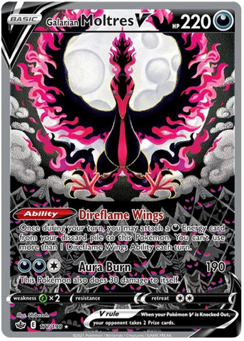 Galarian Moltres V (177/198) [Sword & Shield: Chilling Reign] - The Mythic Store | 24h Order Processing