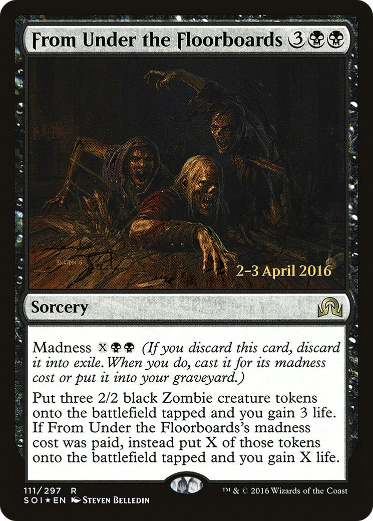 From Under the Floorboards [Shadows over Innistrad Prerelease Promos] - The Mythic Store | 24h Order Processing
