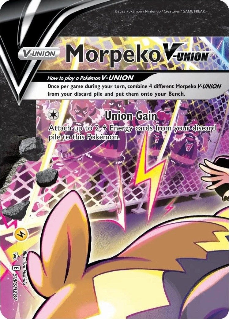 Morpeko V-Union (SWSH287) [Sword & Shield: Black Star Promos] - The Mythic Store | 24h Order Processing