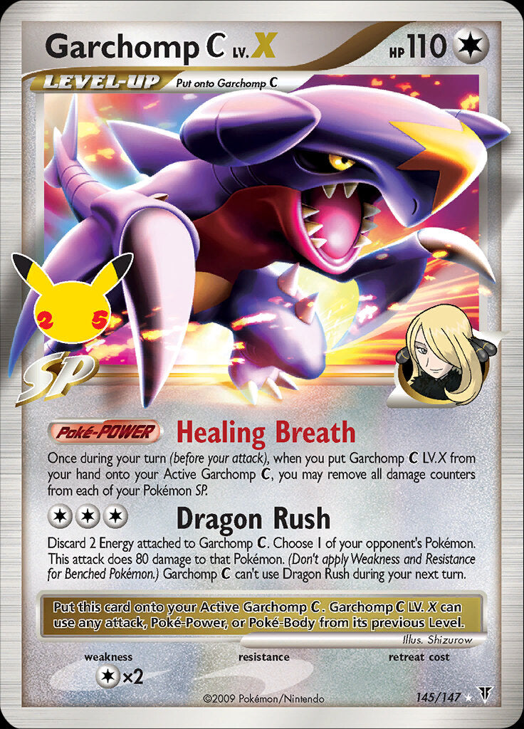 Garchomp C LV.X (145/147) [Celebrations: 25th Anniversary - Classic Collection] - The Mythic Store | 24h Order Processing