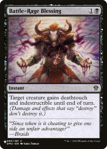 Battle-Rage Blessing [The List] - The Mythic Store | 24h Order Processing