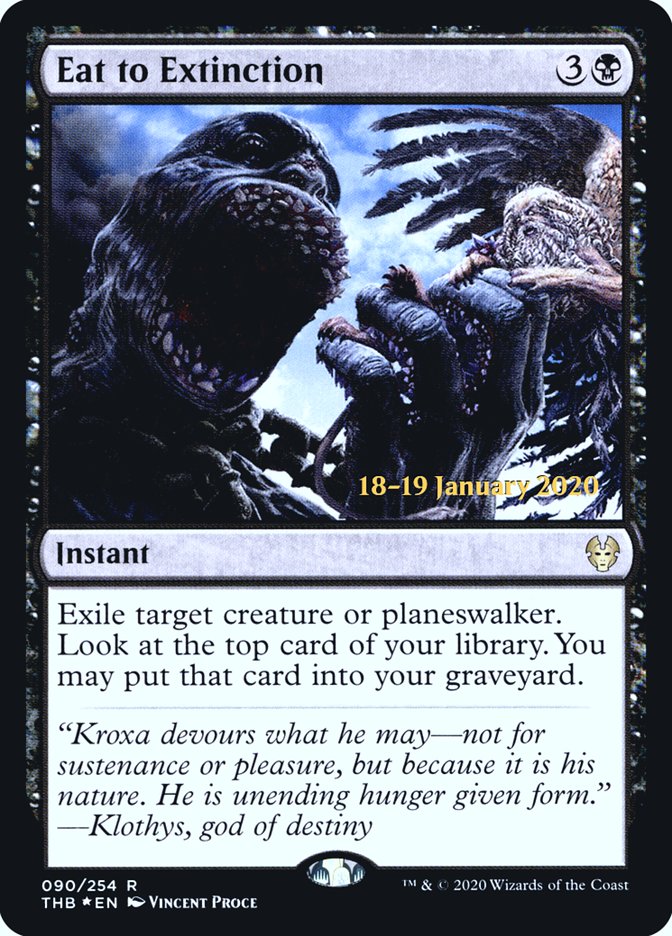 Eat to Extinction [Theros Beyond Death Prerelease Promos] - The Mythic Store | 24h Order Processing