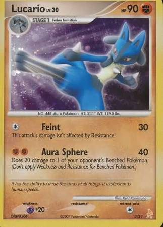 Lucario (3/11) [Diamond & Pearl: Trainer Kit - Lucario] - The Mythic Store | 24h Order Processing