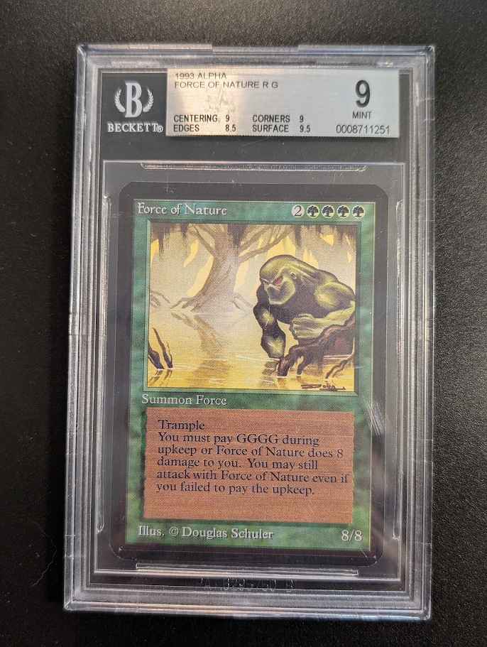 Force of Nature BGS 9 [Alpha Edition] - The Mythic Store | 24h Order Processing