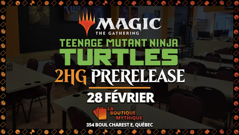 TMNT Pre-Release | Magic: The Gathering | Sealed Deck | Two-Headed Giants | 2026-02-28 | 12:00:00 - The Mythic Store | 24h Order Processing
