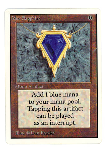 Mox Sapphire [Unlimited Edition] - Signed Scan 10012 - The Mythic Store | 24h Order Processing