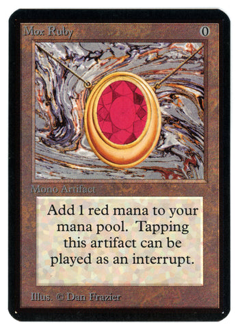 Mox Ruby [Alpha Edition] - Scan 10023 - The Mythic Store | 24h Order Processing
