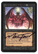 Lord of the Pit SIGNED (Lightly Played) [Alpha Edition] - Scan 10234 - The Mythic Store | 24h Order Processing
