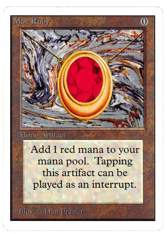 Mox Ruby [Unlimited Edition] Scan - 10429 - The Mythic Store | 24h Order Processing
