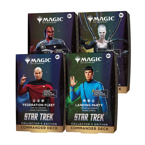 Universes Beyond: Star Trek - Commander Deck Collector's Edition (Set of 4)
