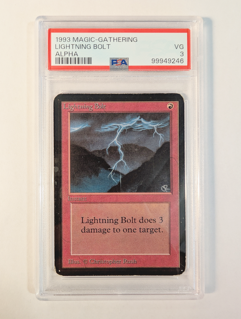 Lightning Bolt PSA 3 [Alpha Edition] - The Mythic Store | 24h Order Processing