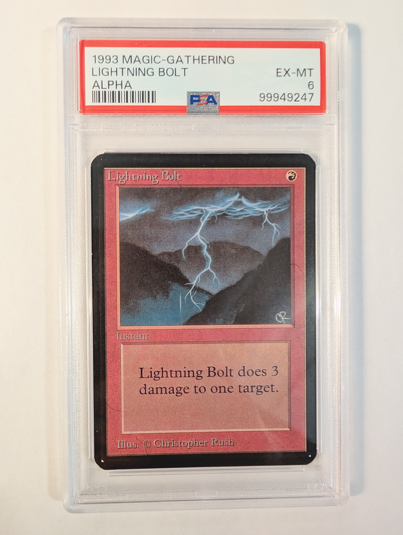 Lightning Bolt PSA 6 [Alpha Edition] - The Mythic Store | 24h Order Processing