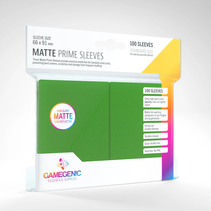 GameGenic Matte Prime Sleeves (100) - The Mythic Store | 24h Order Processing