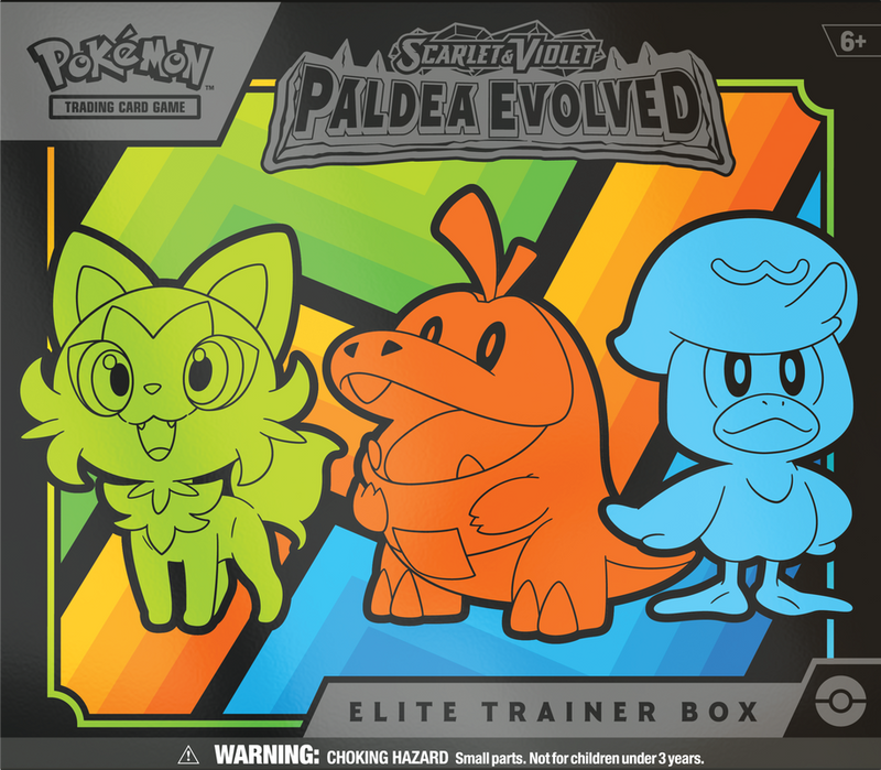 Pokemon Paldea Evolved Elite Trainer Box - The Mythic Store | 24h Order Processing