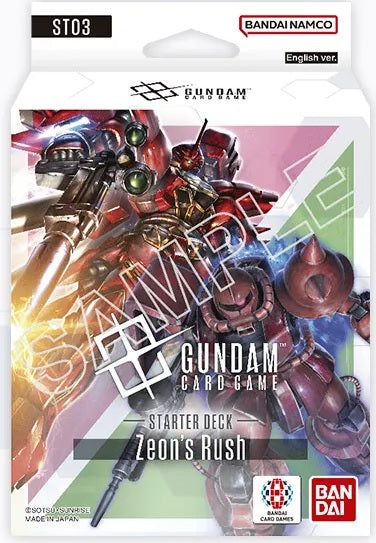 Gundam Card Game - Zeon's Rush Starter Deck - The Mythic Store | 24h Order Processing