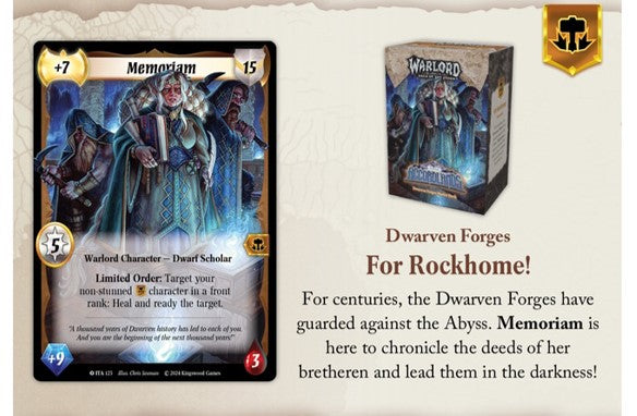 Warlord: Saga of the Storm - Into the Accordlands | Starter Deck - The Mythic Store | 24h Order Processing