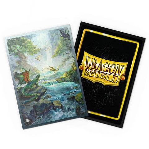 Dragon Shield Matte Dual Sleeve - Magic Landfall Series - Misty Rainforest - The Mythic Store | 24h Order Processing