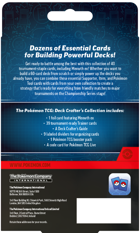Pokemon Deck Crafter's Collection - Meowth EX
