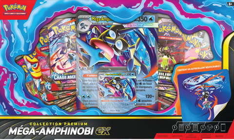 Pokémon Méga-Amphinobi EX Collection Premium (FR) - The Mythic Store | 24h Order Processing