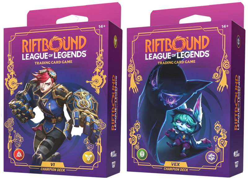 League of Legends Riftbound TCG: Unleashed - Champion Decks (Set of 2) - The Mythic Store | 24h Order Processing