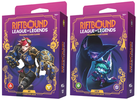 League of Legends Riftbound TCG: Unleashed - Champion Decks (Set of 2) - The Mythic Store | 24h Order Processing